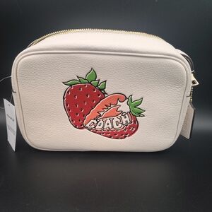 Coach Strawberry Jamie Camera Bag New With Tags